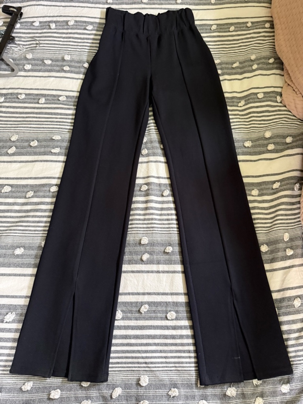 Abercrombie and Fitch Black High-Waist Wide-Leg Pants